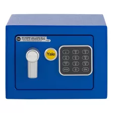 Caja De Seguridad Yale Mini Azul 4,2 Lts.