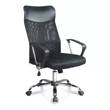 Sillon Silla Ejecutivo Director Malla Oficina Base Cromada