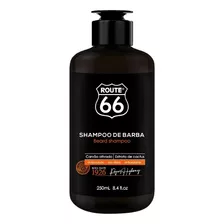 Shampoo De Barba Carvão Ativado Route 66 Viking 250 Ml