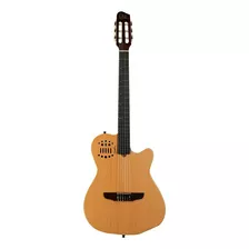 Violão Elétrico Godin Multiac Acs Slim Nylon Natural Com Bag