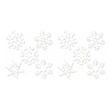 Beistle Mini Copos De Nieve De Navidad, 10 Piezas, 12,7 Cm
