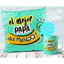 Plantillas Tazas Y Almohadones Día Del Padre Sublimar #cp03