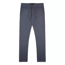 Calça Sarja Masculina Skinny Chino Com Cadarço Fico 68373