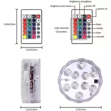 Lâmpada Luz Led Piscina Aquário Jardim Prova D'água