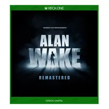 Alan Wake Remastered Xbox One - Código De 25 Dígitos