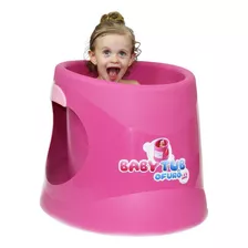 Ofurô Bebê Ergonômico 1 A 6 Anos Grande Babytub Rosa