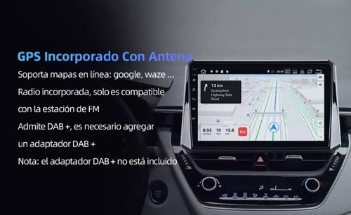 Estereo De Pantalla Android Toyota Corolla 2018-2023 Foto 6