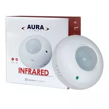 Sensor De Movimiento Infrarrojo 360° Sobreponer Aura Asr02