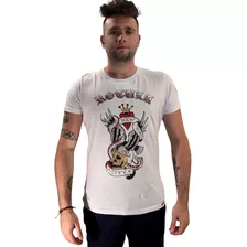 Remera De Hombre Premium Con Brillos 38 Al 48 Estampadas