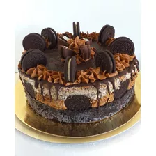 Torta Oreo Helada, Crema Oreo, Dulce De Leche , Oreo Bañada 