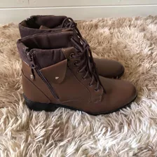 Bota Coturno Dubai Feminino Cano Curto