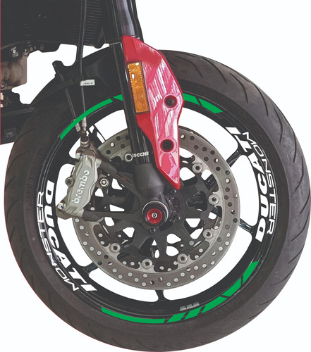 Stickers Reflejantes Para Rin Ducati Monster  Foto 8
