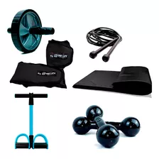 Kit Treino Fitness Feminino Completo C/ 6 Itens