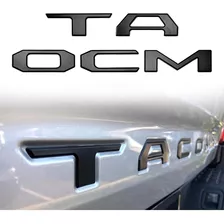 Emblema Letras Tacoma 3d Tapa Batea No Vinil 2016 - 2019 