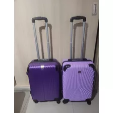 Set Maleta Viaje Cabina Avión X2 Maletas De Mano10 Kg Chica