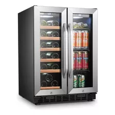 Refrigerador P Vinos Enfriador De Bebidas Y Vinos Doble Zona