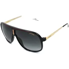 Lentes De Sol Carrera 1007/s 8079o Negro Gris Gradiant Gold*