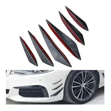 Aletillas Facia Canards Spoiler Bumper Universal 6 Piezas