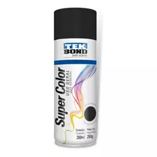 Spray Tek Bond Preto Fosco Uso Geral 350ml