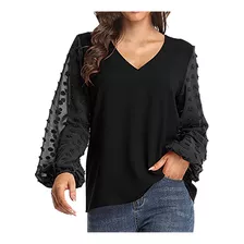 Blusa Manga Larga Para Dama De Moda Casual Elegante Diseños