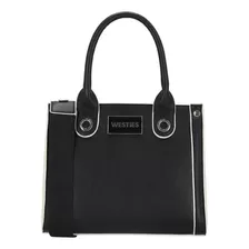 Bolsa Satchel Para Mujer Westies Negro Hbtucana3we