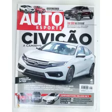 Revista Auto Esporte 606 Nov / 2015 Civicão A Caminho