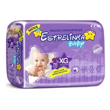 Fraldas Ccm Estrelinha Baby Infantil Xg