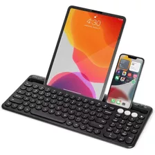 Delux Teclado Sem Fio Bluetooth 5.0, Multidispositivo