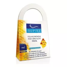 Folhas Prontas Nupill Depil Facial 20fls