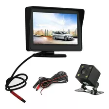 Monitor Fijo P/ Camara Estacionamiento Reversa Hd 4.3 PuLG