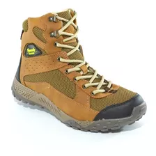 Bota Tipo Senderismo Hiking Exterior Color Camel Caballero