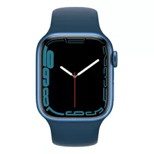 Reloj Smartwatch Apple Watch Series 7 Gps 41mm Blue Sport Ba