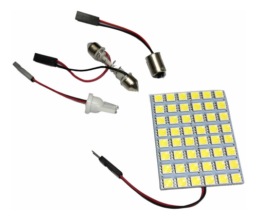 Set 2 Plafn 48 Led Smd Luz Interior Domo 12v Auto Camioneta Foto 10