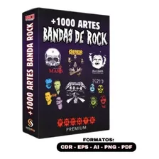 Pack +1000 Artes Bandas De Rock Sublimação - Envio Imediato 