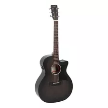 Guitarra Electroacústica Sigma St Gmc-ste Para Diestros Black Burst Brillante