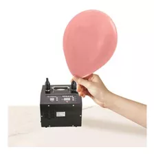Inflador De Balões Digital 2 Bicos Preto 110/220v Balloons