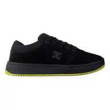 Zapatillas Dc Shoes Modelo Crisis Ss Negro Verde Exclusiva