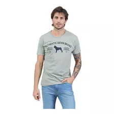 Remera Manga Corta Melange Authentic | Bravo Jeans [28888]