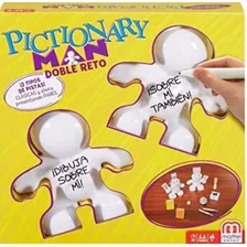 Pictionary Man, Doble Reto, Juego De Mesa Familiar