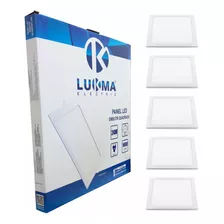 Painel Plafon Led Embutir 24w 6500k 29,5x29,5 (kit 5) Lukma