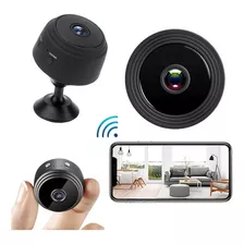 Câmera De Segurança Espiã Mini Wifi Discreta Camera Full Hd Cor Preto