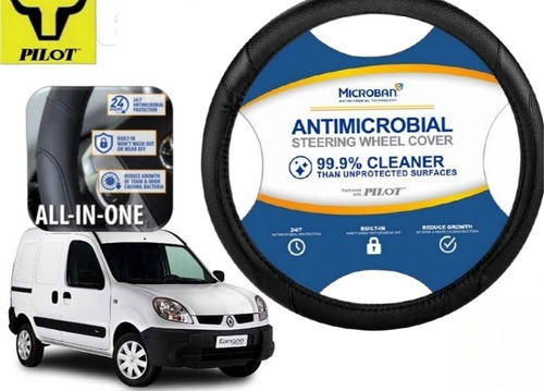 Funda Cubrevolante Negro Antimicrobial Renault Kangoo 2014 Foto 4