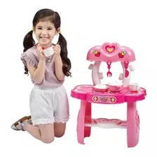 Cocina Para Niños Mytoy Candy Chef 9 Accesorios Color Rosa