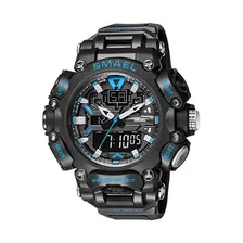 Relógio Masculino Esportivo Militar Smael 8053 Azul