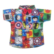 Camisa Heróis Vingadores Temática Social Festa Infantil