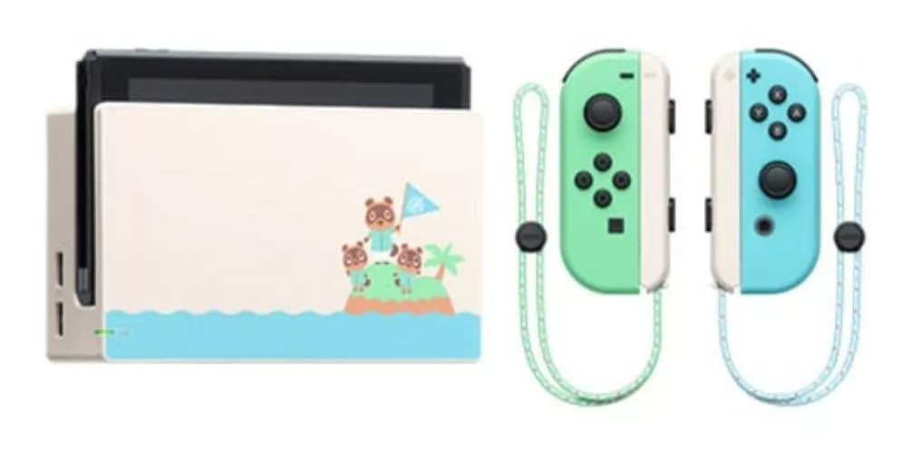 Nintendo Switch 32gb Animal Crossing: New Horizons + Juego Color  Verde Pastel Y Azul Pastel