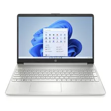 Notebook Hp Intel I3-1215u 8gb 256gb Ssd 15,6 Fhd Silver Color Plateado