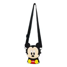 Bolsa Infantil Silicone Mickey Mouse Disney Licenciado 15 Cm