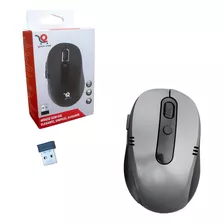 Mouse Sem Fio Wireless 2.4ghz Usb Notebook Pc Alcance 10m Cor Cinza