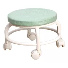 Mini Taburete Móvil, Cómodo Y Resistente, Con Verde